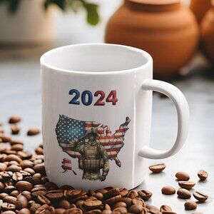 20 Memorial Day White Mug, Personalized, 11oz Coffee Mug, Custom Mug…